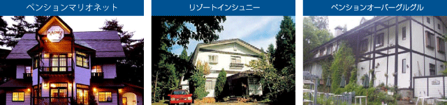 白馬五竜&白馬47宿泊プラン利用ホテル例写真